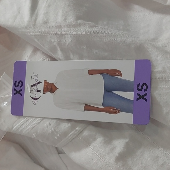 New Gloria Vanderbilt Women's Amanda white Shirt XS S M L XL 100% cotton - Picture 8 of 9